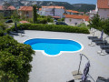 Aussenbereich, Guesthouse Marija mit beheiztem Pool in der Nähe des Paradiesstrandes, Lopar, Insel Rab, Kroatien Lopar